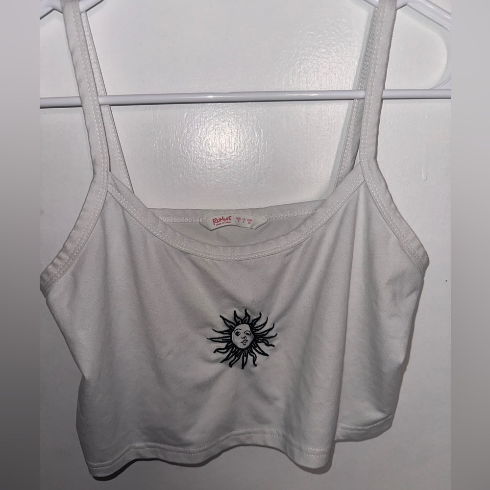 SHEIN White Crop Top Size S